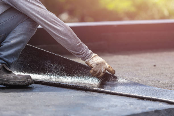 Professional Basement Waterproofing technician working in Greens Fork, IN